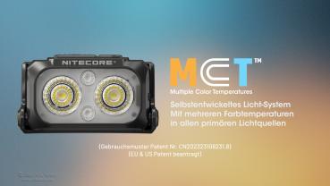 NITECORE NU25 MCT UL 400 LUMEN SCHWARZ